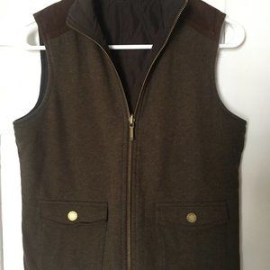 Ralph Lauren reversible brown vest